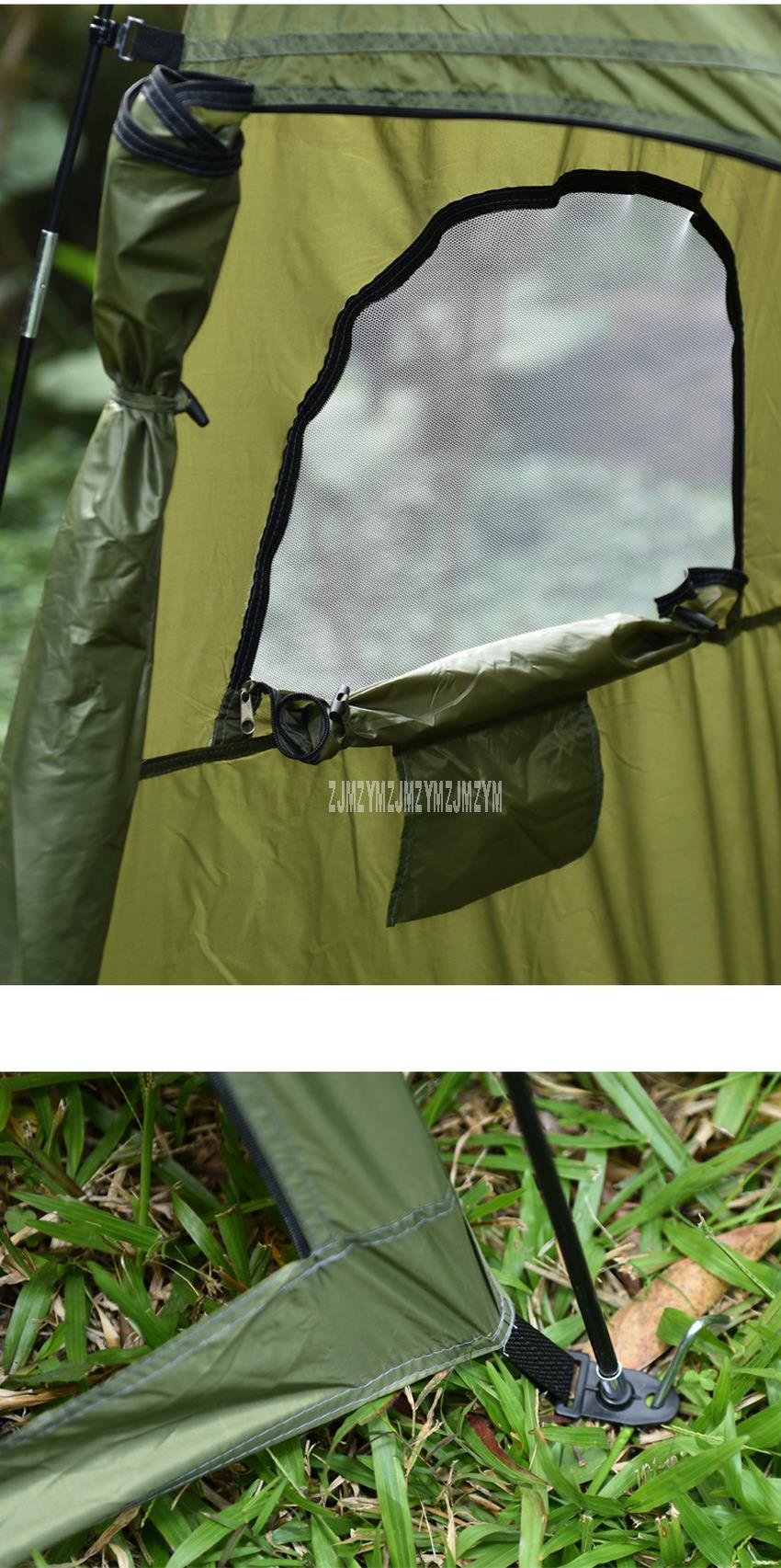 Cheap Goat Tents 120*195cm Portable Privacy Toilet Bath Shower Tent 210T Polyester Outdoor Camping Dressing Room Photography Tent Manual Install Tents 